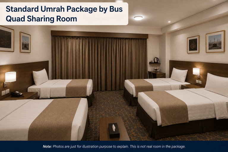 Sharing Standard Umrah Package by Bus from Dubai