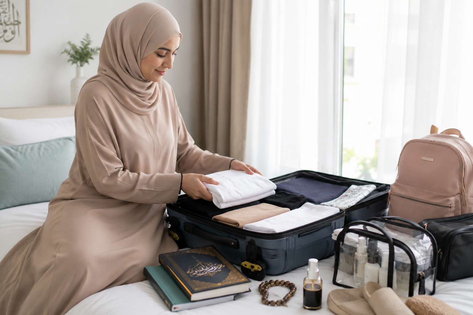 Essential items for women performing Umrah